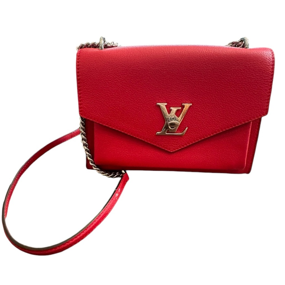Louis Vuitton MyLockMe Chain 2way Bag Red